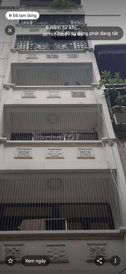 Thay đổi môi trường sinh hoạt. Bán tòa nhà tư xây kiên cố 8 tầng 1 tum
