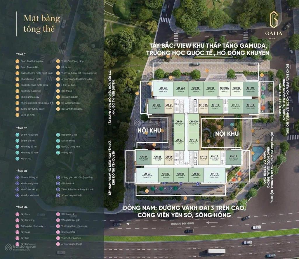 Bán căn 1 ngủ + 45m2 giá tốt view hồ cá koi siêu đẹp tại chung cư galia yên sở  hoàng mai