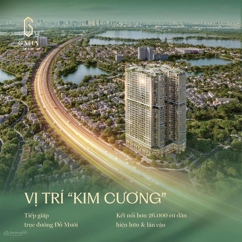 Bán căn 1 ngủ + 45m2 giá tốt view hồ cá koi siêu đẹp tại chung cư galia yên sở  hoàng mai