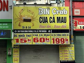 Cần bán gấp nhà mặt tiền phan đình phùng