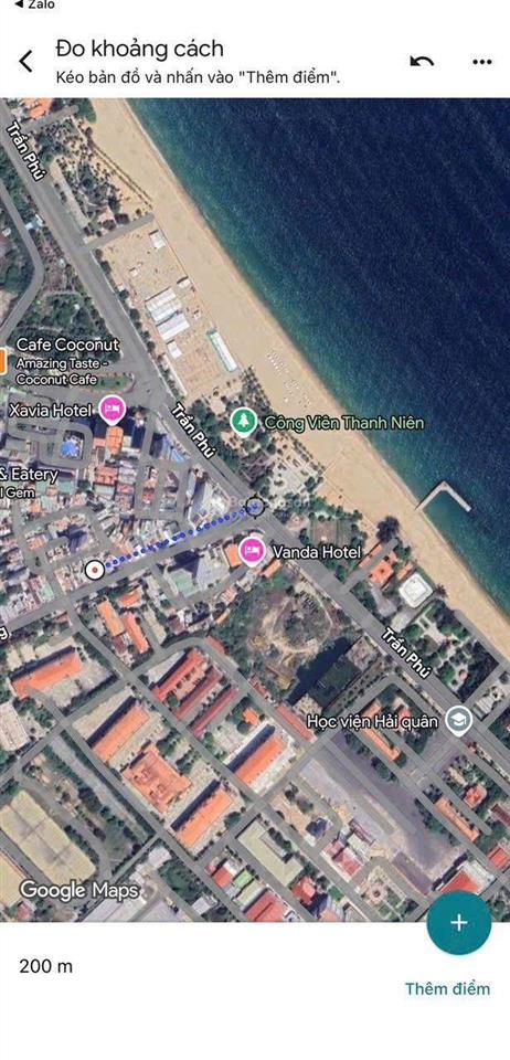 Bán đất 2 mặt tiền đường dã tượng gần biển trần phú, nha trang