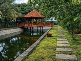 Nhà vườn ven sông đồng nai 5000m2 giáp sài gòn, có sẵn vườn trái cây, ao cá, bờ kè ven sông kiên cố