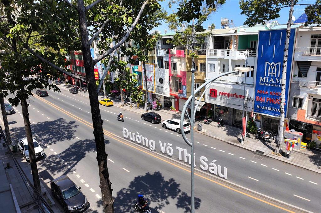 Nhà 1 trệt 3 lầu mặt tiền đường võ thị sáu, thích hợp kinh doanh, chuỗi hệ thống, văn phòng công ty