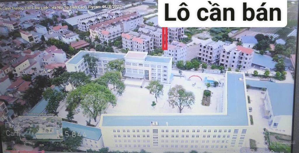 Bán gấp gấp lô bt tại kđt tiến phong, sát cổng trường thpt mê linh, dt 215m2, sđcc, giá 45tr/m2