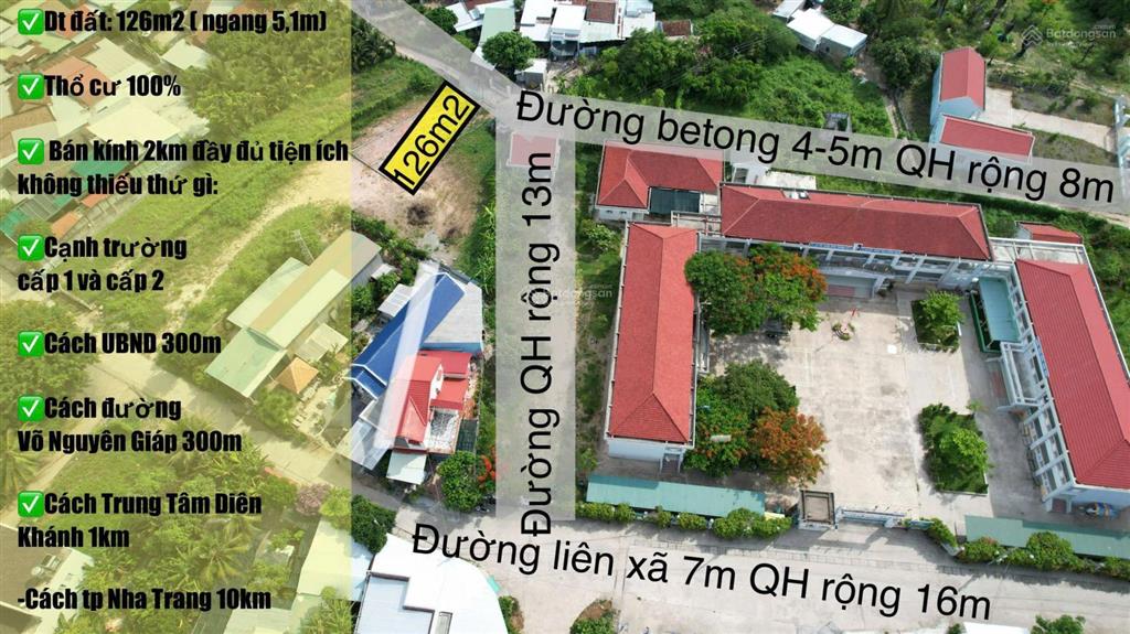 Bán đất full thổ cư diên thạnh diên khánh