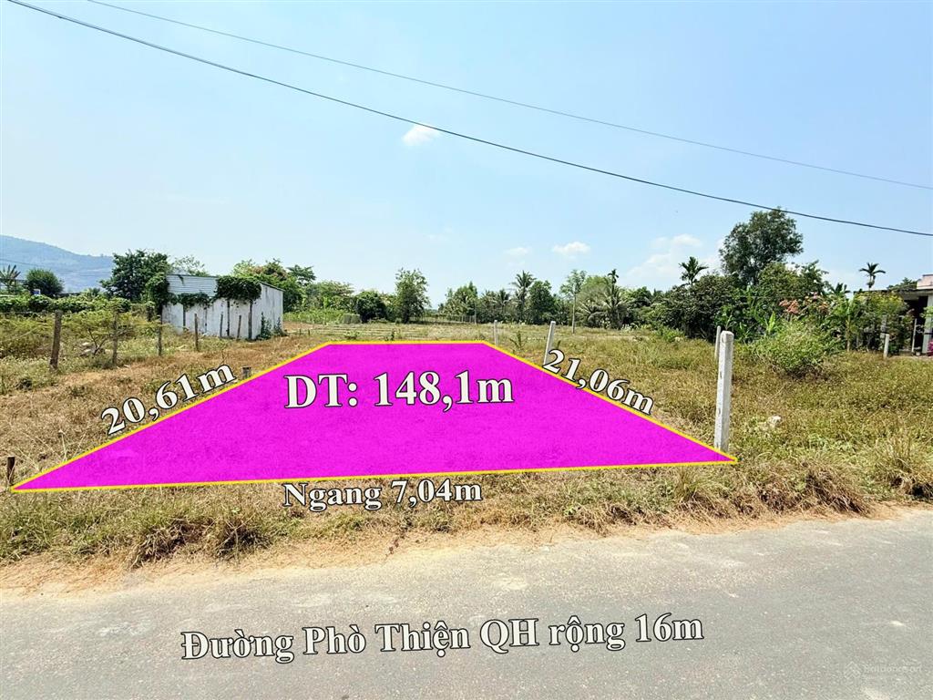 Bán đất đường phò thiện diên phước diên khánh giá 1 tỷ