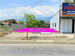 Bán đất mặt tiền đường nguyễn thị ngọc oanh trung tâm phường ninh hoà giá 55 triệu/m2