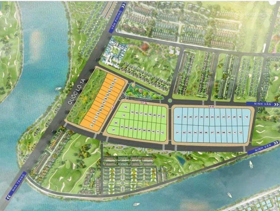 Bán đất phường ninh hoà  đường nguyễn cụ qh 20m giá 9,5 triệu/m2