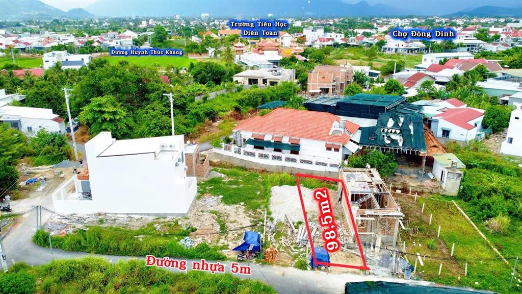 Bán đất xã diên toàn diên khánh giá 1 tỷ 580