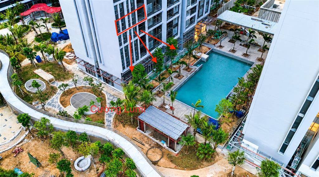 Hàng hiếm. chính chủ bán căn góc 62m² đông nam view bể bơi tại lumi hanoi. 0985 111 *** zalo