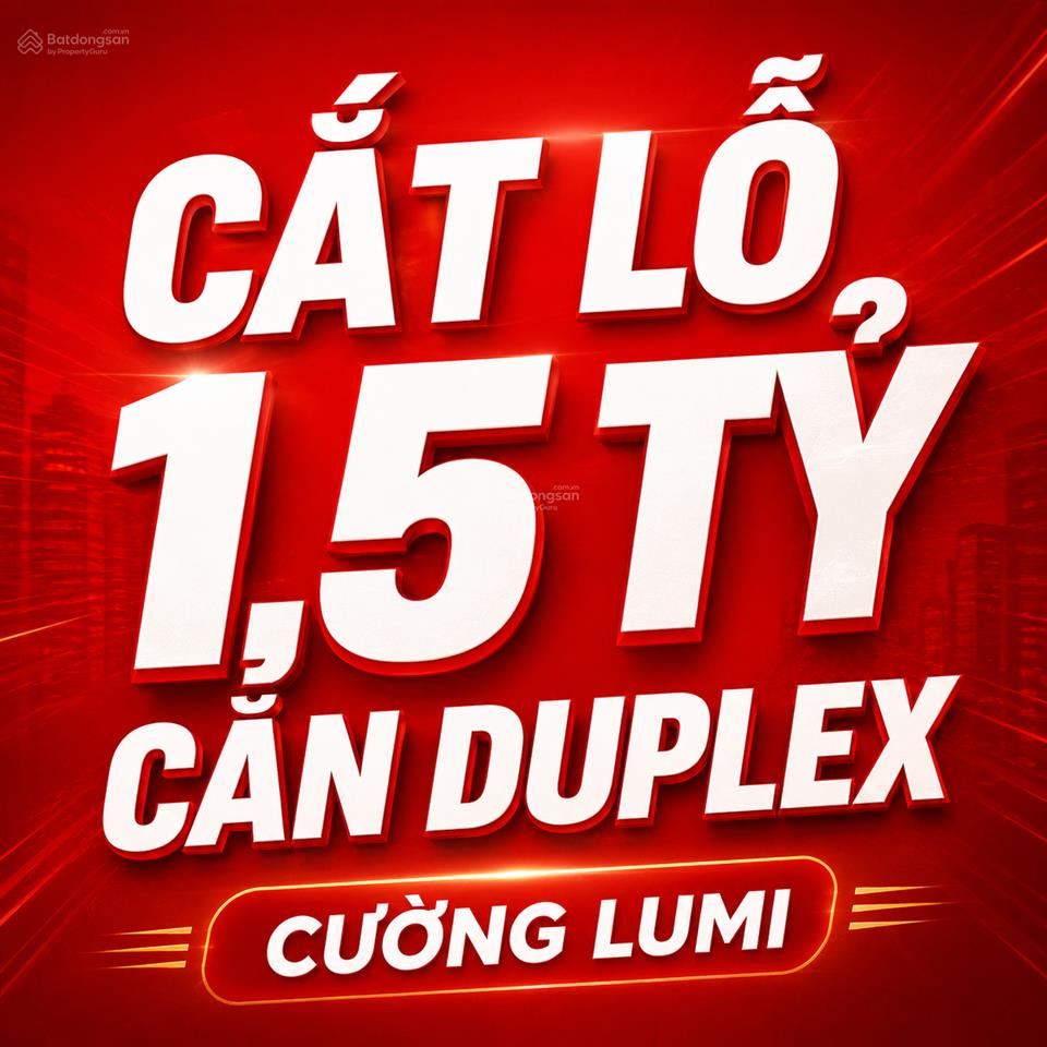 Cắt lỗ 1,5 tỷ căn duplex 3 ngủ thiết kế đẹp, view thoáng nhìn bể bơi tại lumi hà nội.alo 0985 111 ***