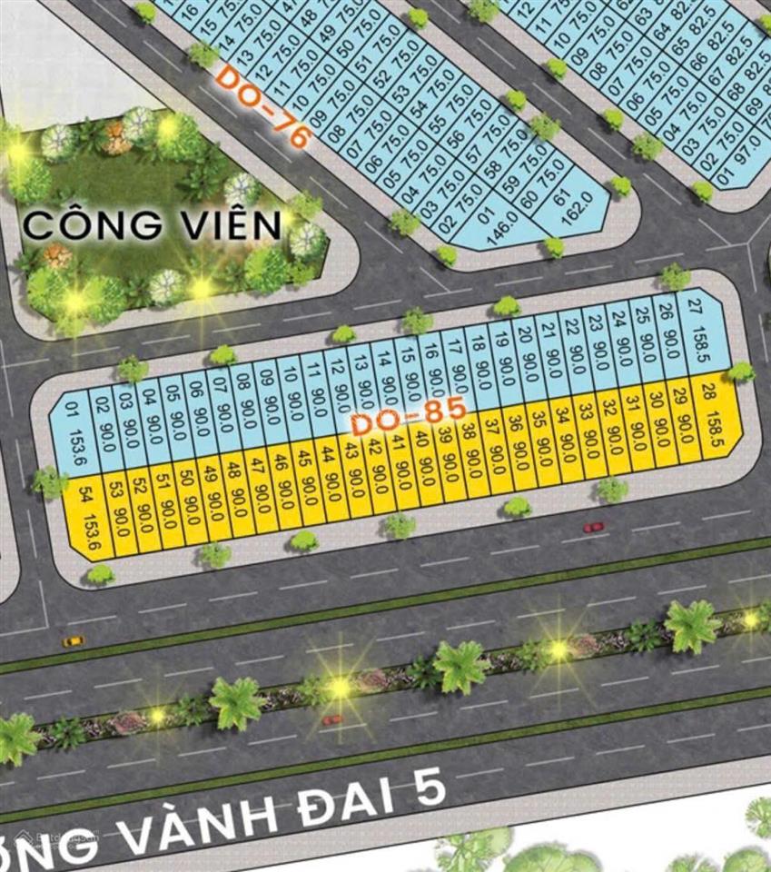 Chính chủ bán lô đất đẹp 75m2 view vườn hoa dãy do76 dự án yên bình xanh phổ yên  thái nguyên