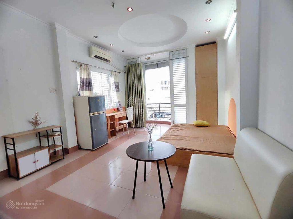 6tr studio ban công 25m2 cửa sổ siêu thoáng, siêu chill. full nội thất