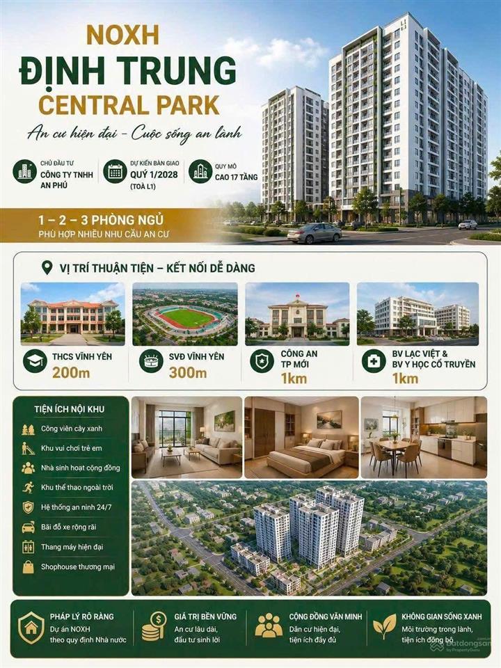 Chung cư an phú định trung central park, vị trí trung tâm chiến lược