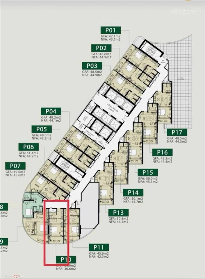 Bán căn hộ flex home paramount tại libera nha trang view trực biển