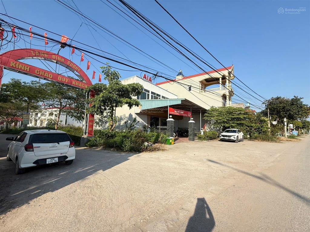 Bán lô đất đẹp 121,4m2 tại định cương, gia bình, bắc ninh