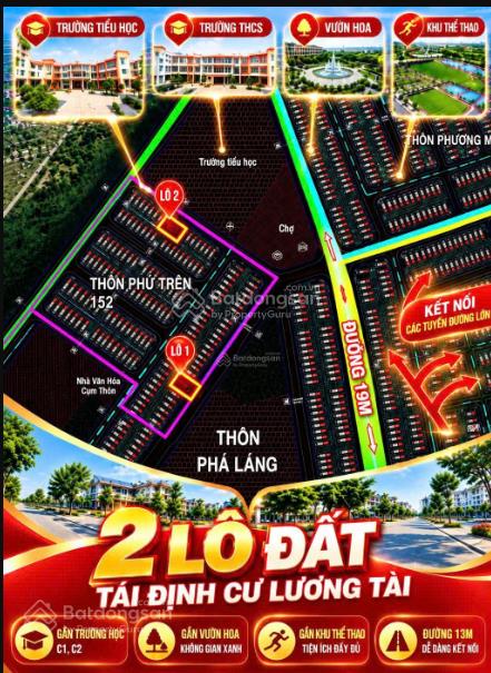 Hơn 2 tỷ sở hữu ngay đất tái định cư phường lương tài, thành phố bắc ninh 0986 287 ***