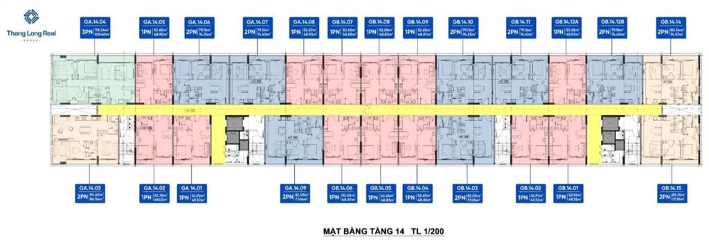 Bán căn hộ chung cư 1 pn, tầng 14 khối chung cư g2 sắp đưa vào sử dụng dự án fiato airport city