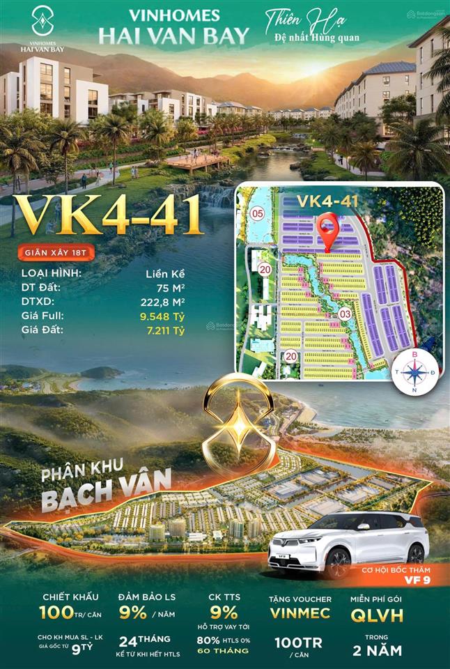 Bán suất qũy căn liền kề ven biển đẹp thuộc cđt khu đảo ngọc vinhome làng vân đà nẵng 0901 990 ***