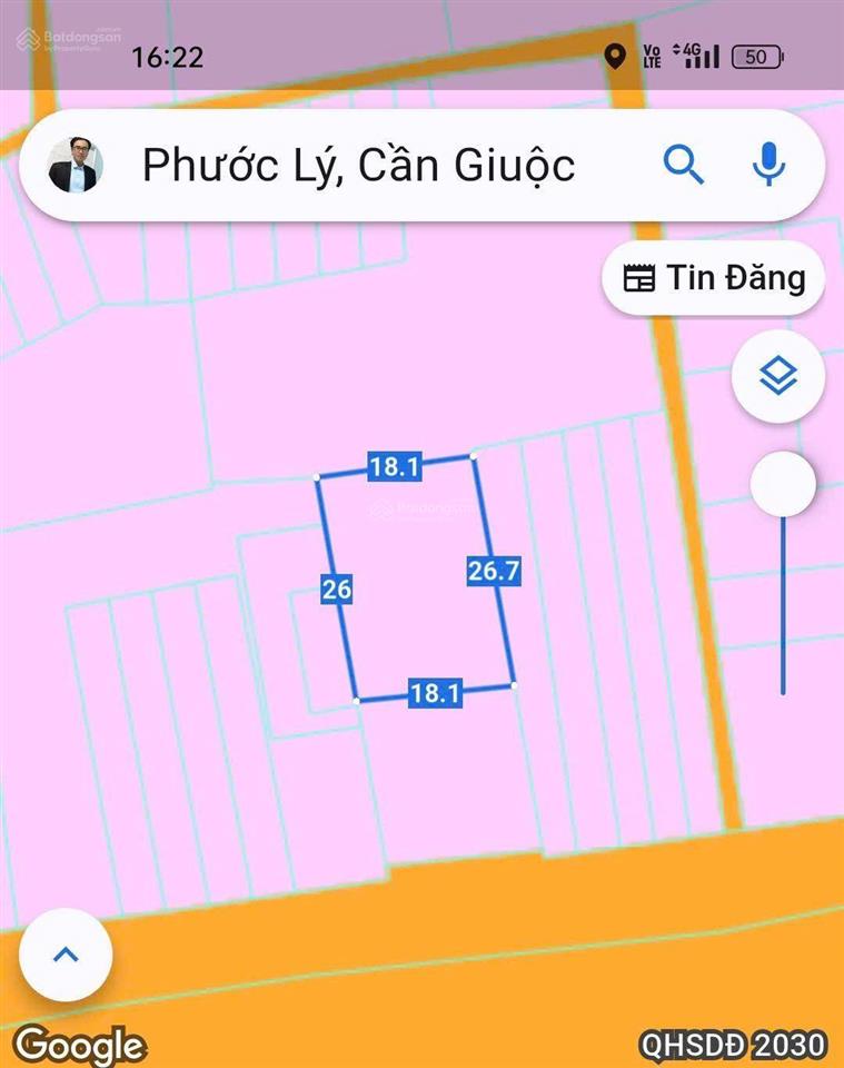 Bán đất mặt tiền 835b, 819m2 (18x45) full thổ cư, đường xe công, giá 14 tỷ tl, gần ngã tư phước lý