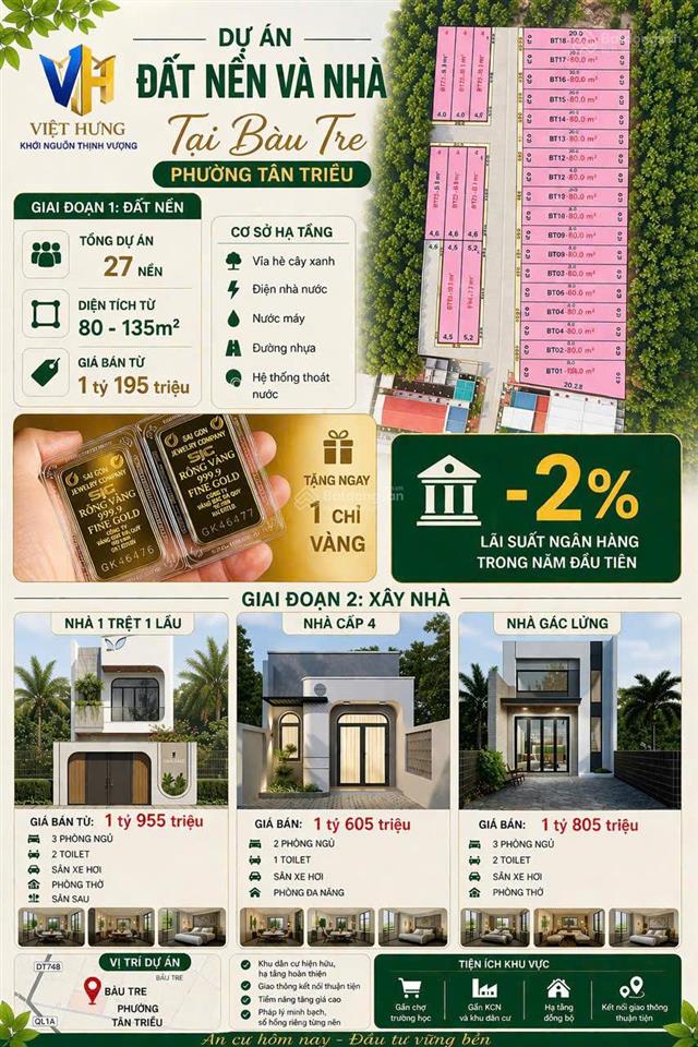 Bán đất khu dân cư hiện hữu giá đầu tư phường tân triều tp đồng nai