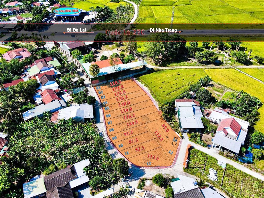 Bán đất đường ô tô chỉ cách ql27c 50m