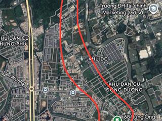 Giỏ hàng đất dọc trục đường bưng ông thoàn phân khúc dưới 6tỷ