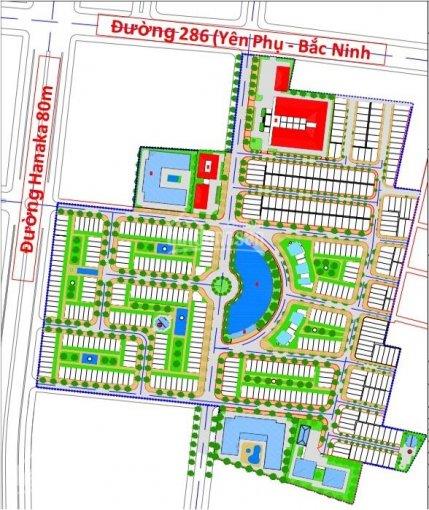 Bán đất nền dự án kđt đồng riệc, chờ, yên phong, bắc ninh, 6.4m mặt tiền