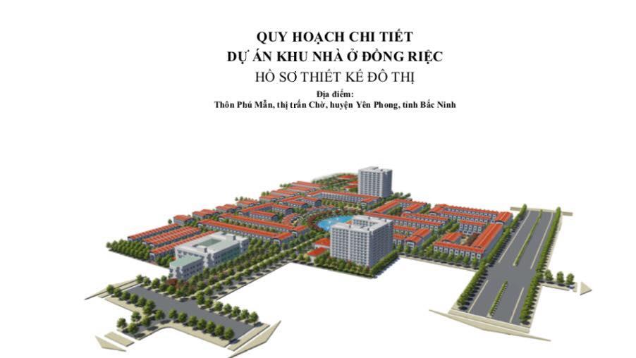 Bán đất nền dự án kđt đồng riệc, chờ, yên phong, bắc ninh, 6.4m mặt tiền