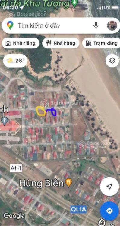 Chính chủ bán đất mặt biển khu tđc thôn đông yên  xã kỳ nam  kỳ anh  hà tĩnh, 1,9 tỷ, 133m2