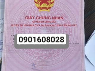 Đất mặt tiền hẻm chính 1886 huỳnh tấn phát, thị trấn nhà bè, 5x20=100m2 giá 5.5 tỷ