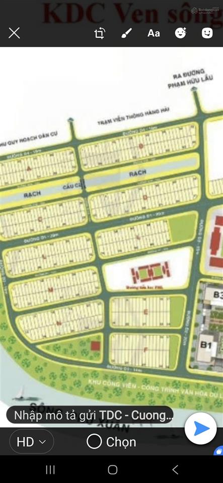 Đất kdc phú mỹ đường phạm hữu lầu 5x18=90m2 giá 8 tỷ