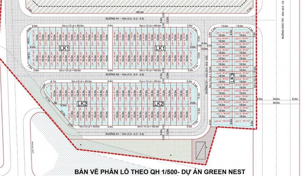 Đất đẹp đường đào trí. phú thuận , viêu công viên 92m2 giá 8 tỷ