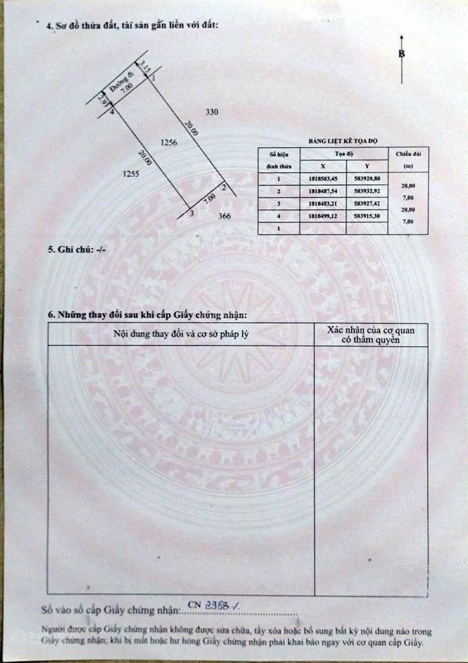 Bán lô đất ngay trung tâm vinh thanh gần biển dân cư đông đúc, ngang 7m rộng rãi