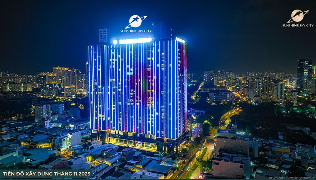 CẬP NHẬT TIẾN ĐỘ XÂY DỰNG SUNSHINE SKY CITY  THÁNG 7/2026