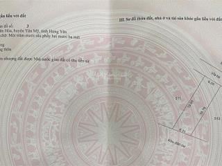 Bán lô đất đấu giá yên hoà  yên mỹ  hưng yên