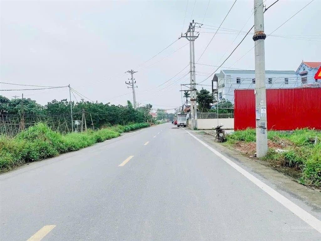 Bán đất đấu giá mặt đường phượng trì, văn giang, 90m2, mt5m, vỉa hè rộng 3m, tiềm năng tăng giá cao