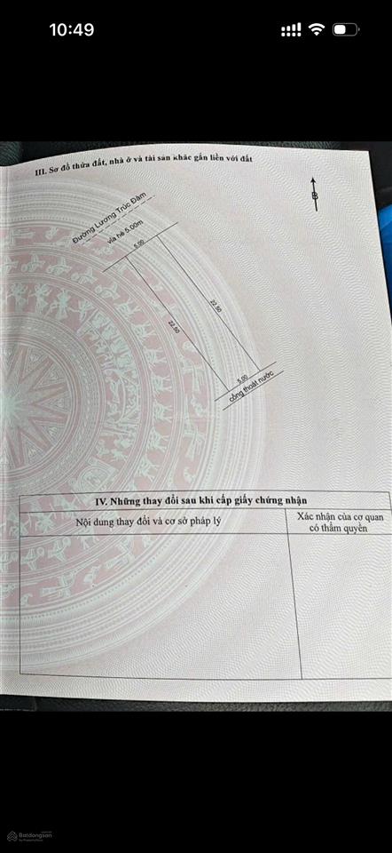 220m² lương trúc đàm, ngang 10m, có nhà kho còn mới