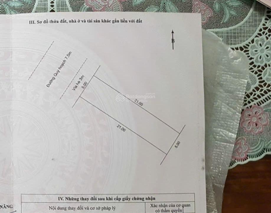 Bán gấp đất tại đường trần minh tông, 18,5 tỷ, 210m2, cách biển 50m