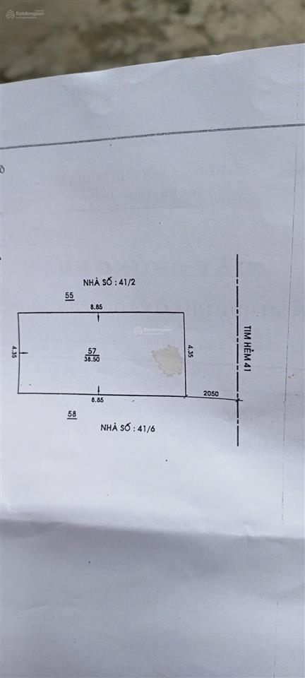 Nhà hẻm 4m bành văn trân p7 tân bình, 4.35x9m, 2 tầng, giá 5.9 tỷ tl