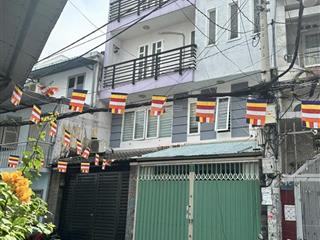 Nhà hxh cmt8 p13 q10, 7x7m, 4 tầng, 3pn 3wc + 3 máy lạnh, 15.9tr/tháng