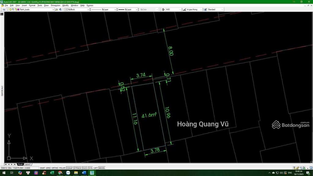 Mặt tiền đường số 1 khu bàu cát tân bình, 3.8x11m, 41.5m2, 2 tầng btct giá 7.55 tỷ