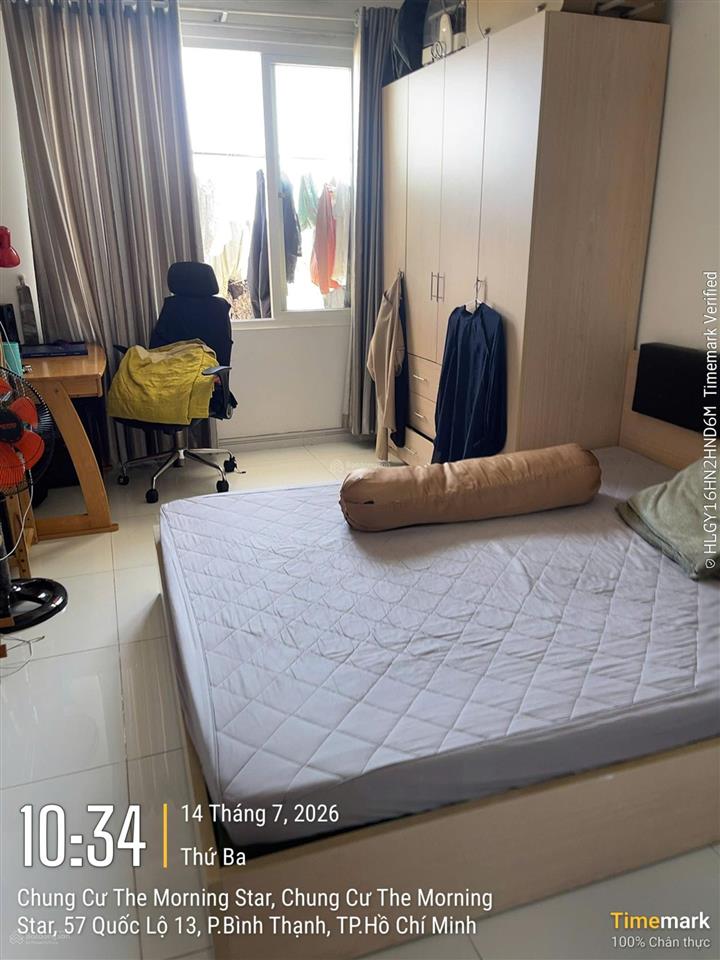 Cho thuê gấp căn hộ the morning star 2pn, 2wc, giá 12 triệu/tháng   0933 370 ***