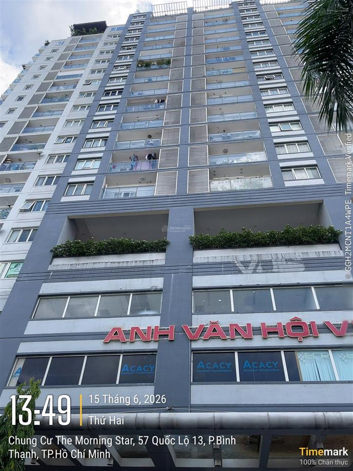 Cho thuê gấp căn hộ the morning star 2pn, 2wc, giá 12 triệu/tháng   0933 370 ***