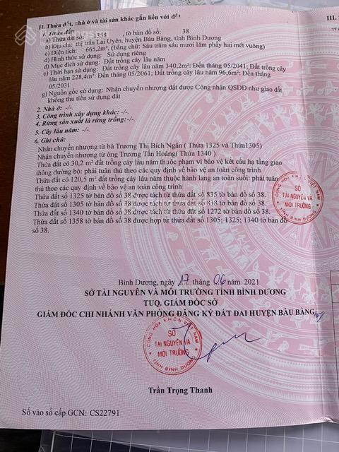 Bán đất thị trấn lai uyên gần đường tạo lực bắc tân uyên bàu bàng