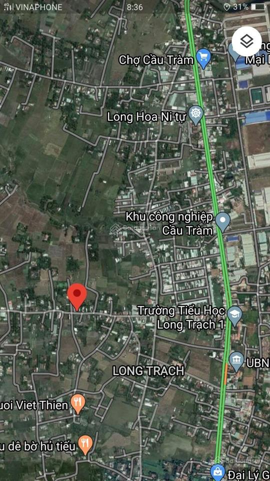Bán 4400m2 (571m2 đất ở) tại khu công nghiệp cầu tràm