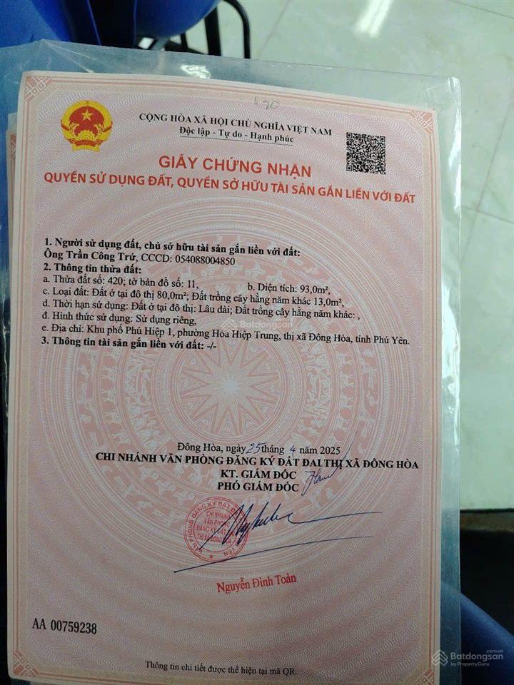 Cực rẻ, bán căn nhà 93m2 hòa hiệp trung, giá 900tr