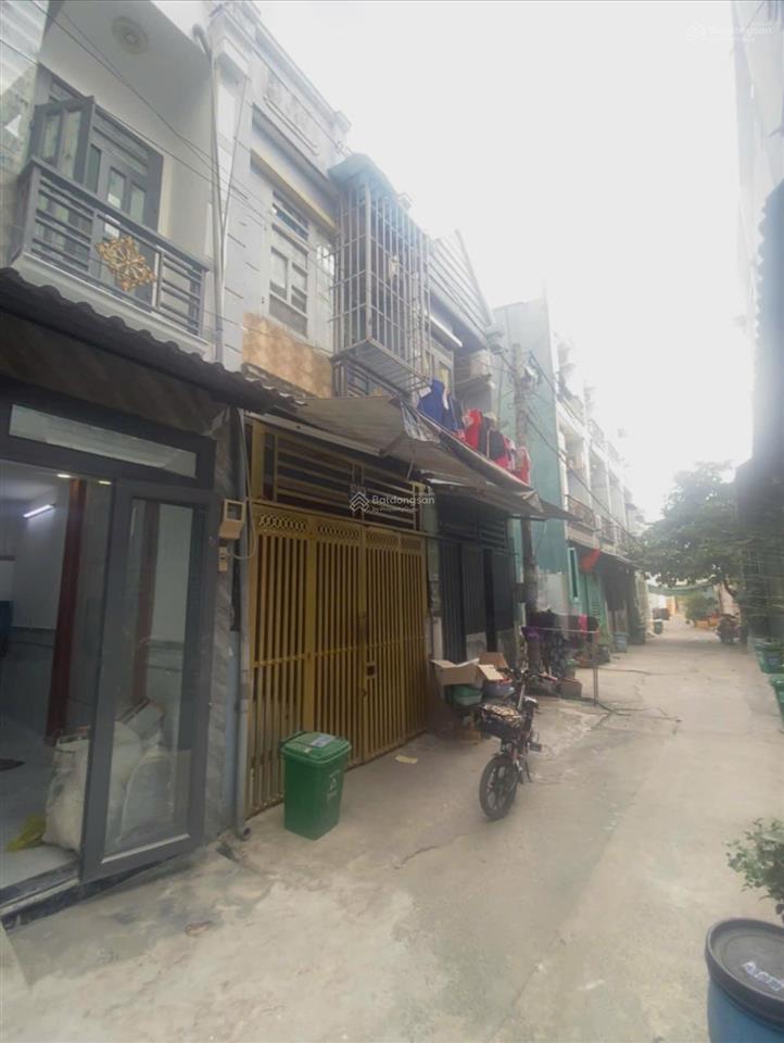 Nhà full thổ, mặt tiền hẻm 6m, 1 lầu 2 phòng có ban công, ở tch16. giá 1.568