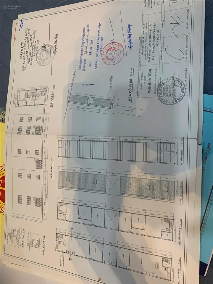 Nhà full thổ, mặt tiền hẻm 6m, 1 lầu 2 phòng có ban công, ở tch16. giá 1.568