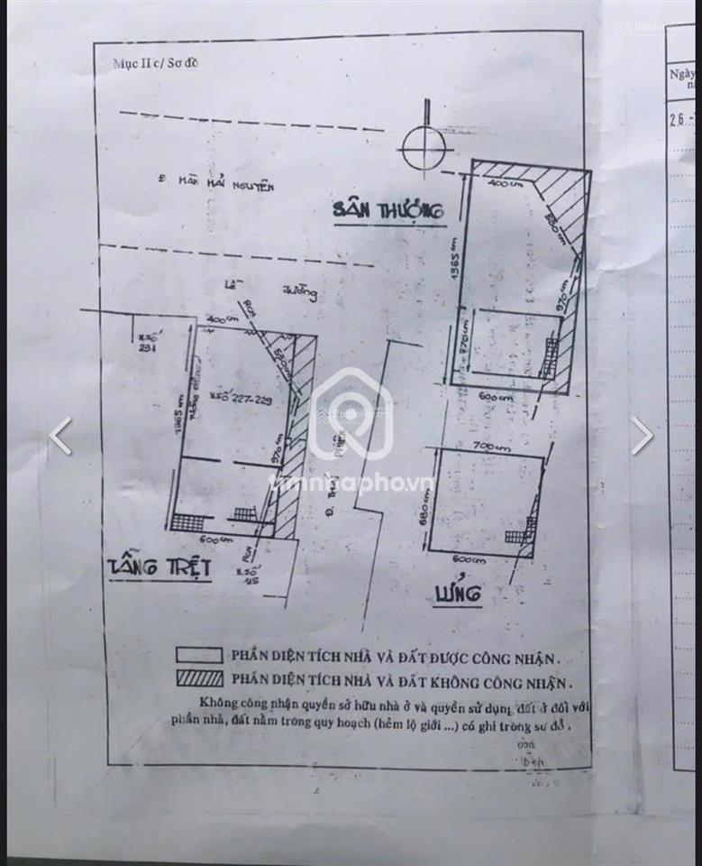Chủ bán gấp căn lô góc mt hàn hải nguyên dt 6x14.5 trệt lửng 1 lầu